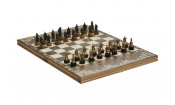 Шахматы малые "Ледовое побоище" чернение Шахматы малые "Ледовое побоище" чернение
