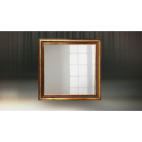 !Зеркало Тоскана 1450 х 1450 (матовый лак,сильвер)